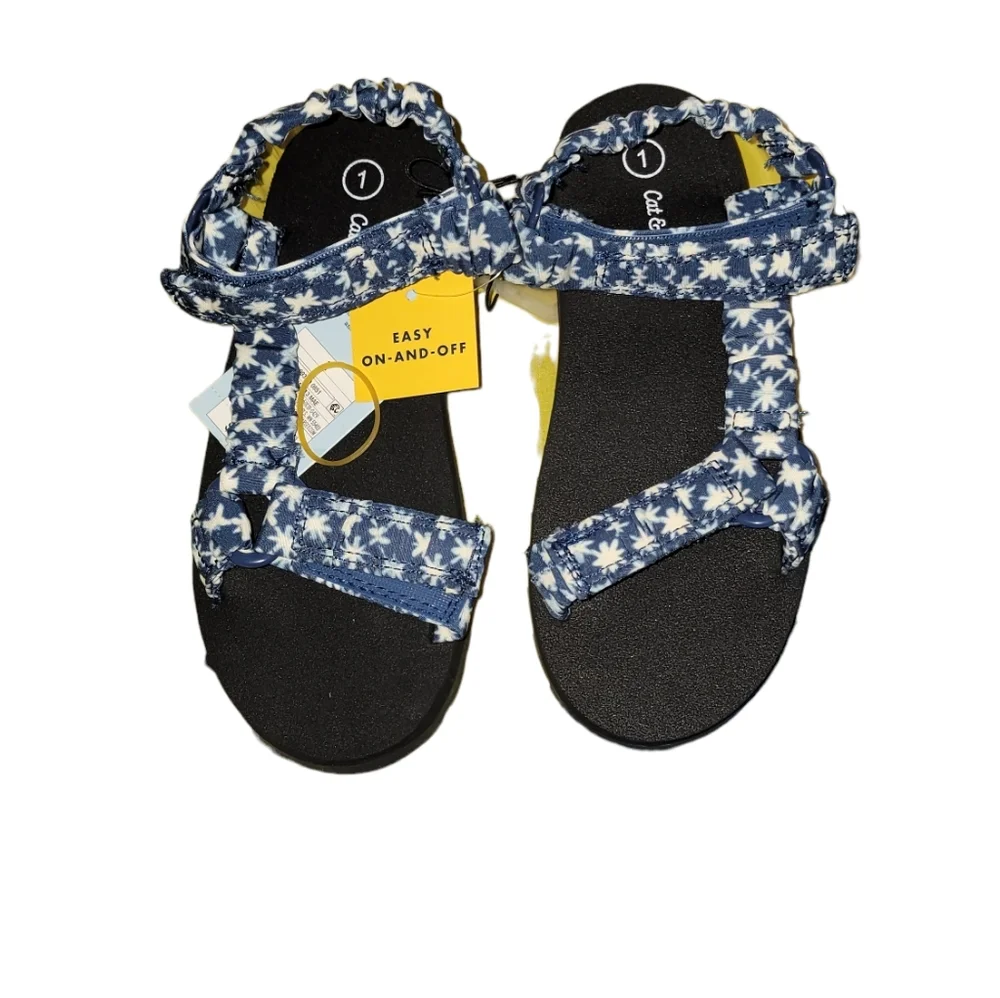 Cat & Jack Toddler Girls' Mia Ankle Quarter Sandals